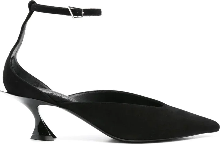 55mm Fang ankle-strap pumps