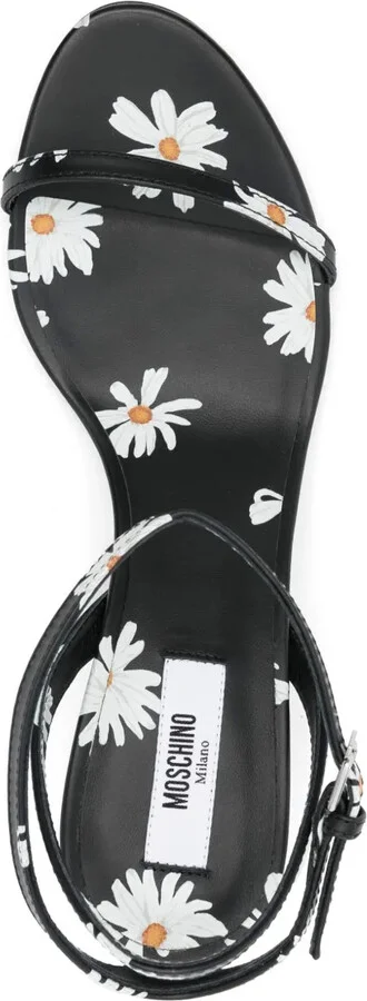 55mm Floral-Print Sandals - Image 4