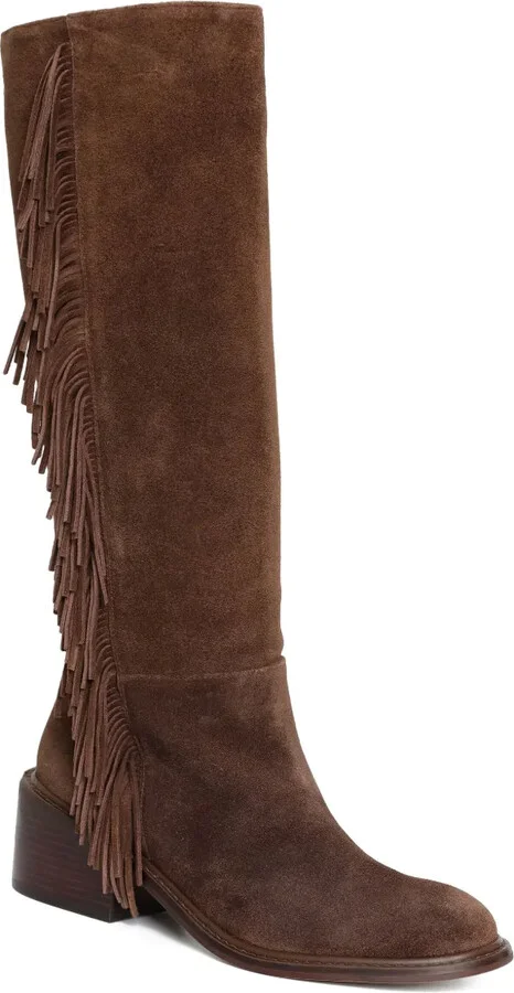 55mm Fringe-Embellished Knee-High Boots - Image 2