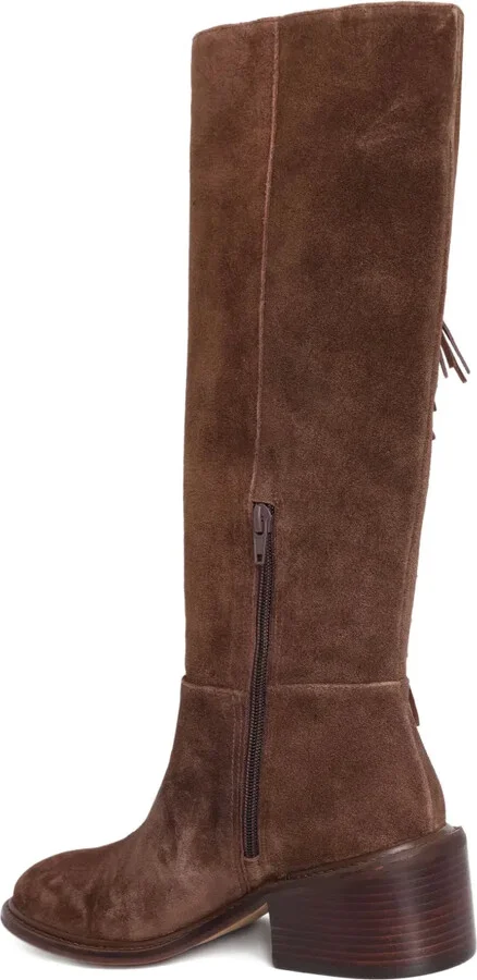 55mm Fringe-Embellished Knee-High Boots - Image 3