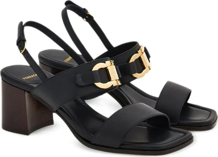 55mm Gancini-buckle leather sandals - Image 2