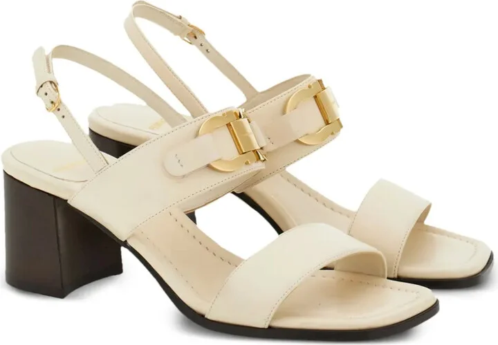 55mm Gancini-buckle leather sandals - Image 2