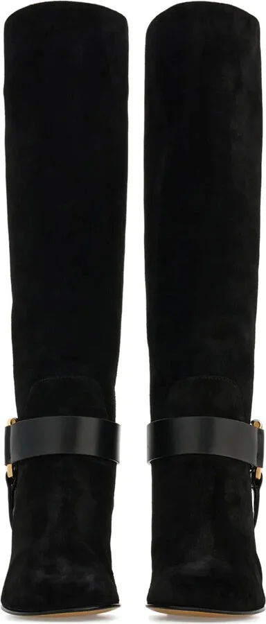 55mm Gancini knee-high boots - Image 4