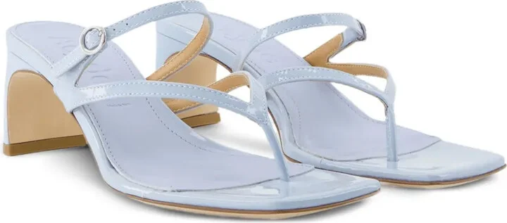 55mm Giselle buckle-strap heeled sandals - Image 2