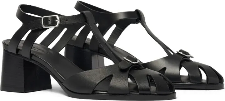 55mm Giulia block-heel strappy sandals - Image 2