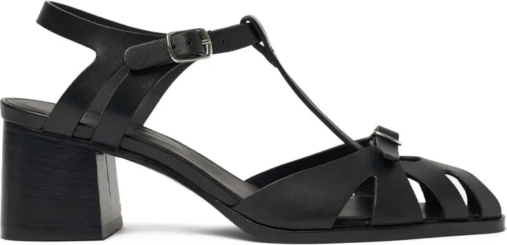 55mm Giulia block-heel strappy sandals