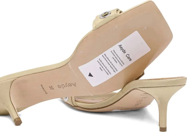 55mm Ilvy buckle-detail square-toe sandals - Image 4