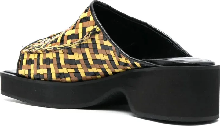 55mm Interwoven Leather Sandals - Image 3