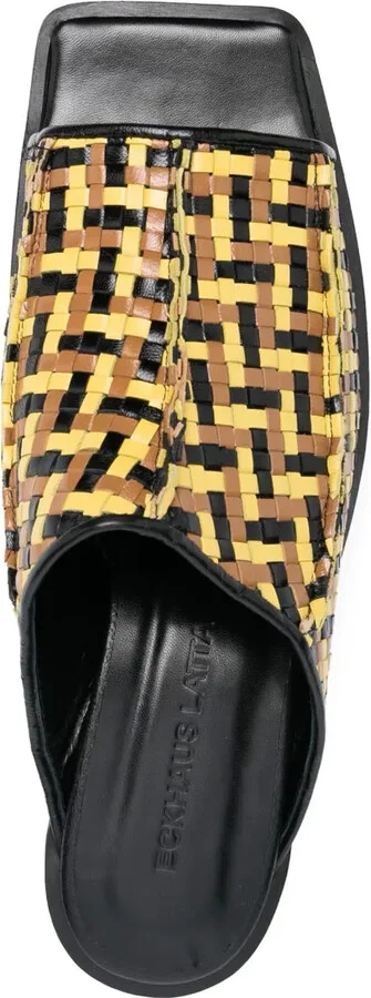 55mm Interwoven Leather Sandals - Image 4