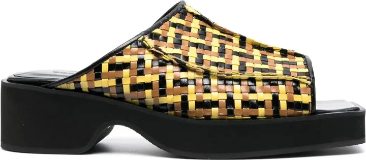 55mm Interwoven Leather Sandals
