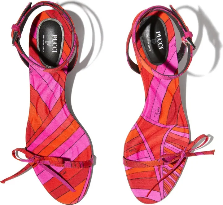 55mm Iris-print sandals - Image 4