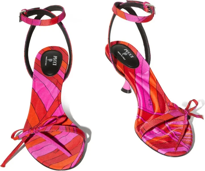 55mm Iris-print sandals - Image 5