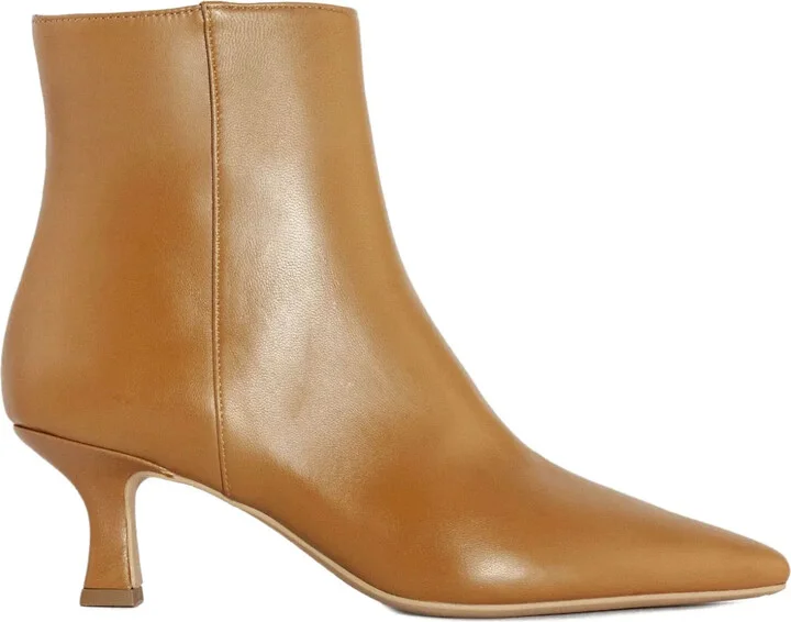55mm Jina sculpted-heel pointed-toe boots