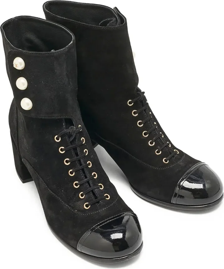 55mm Lace-Up Ankle Boots - Image 2