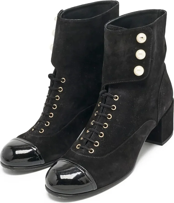 55mm Lace-Up Ankle Boots - Image 3