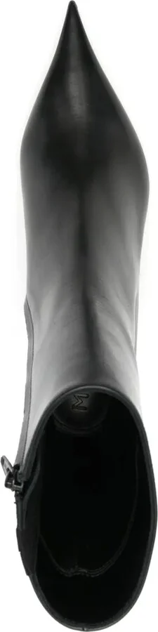 55mm Leather Ankle Boots - Image 4