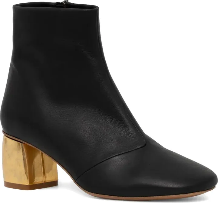 55mm Leather Ankle Boots - Image 2