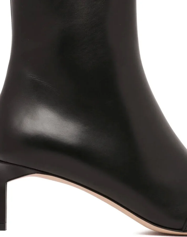 55mm Leather Ankle Boots - Image 4