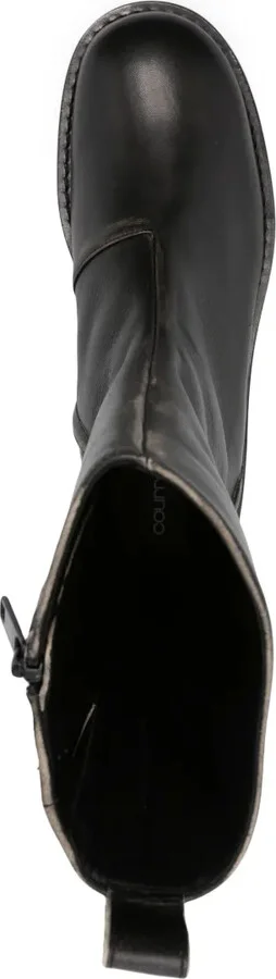 55mm Leather Ankle Boots - Image 4