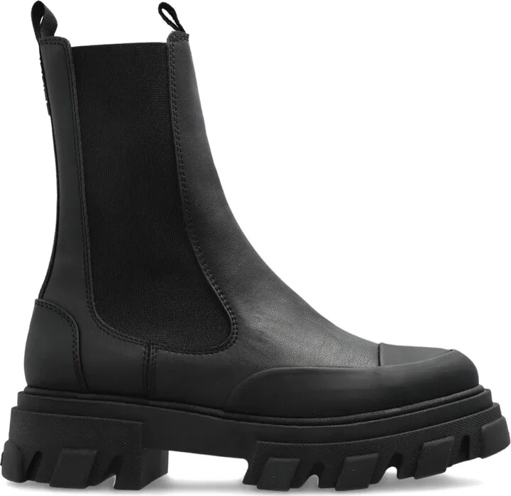 55mm Leather Ankle Boots