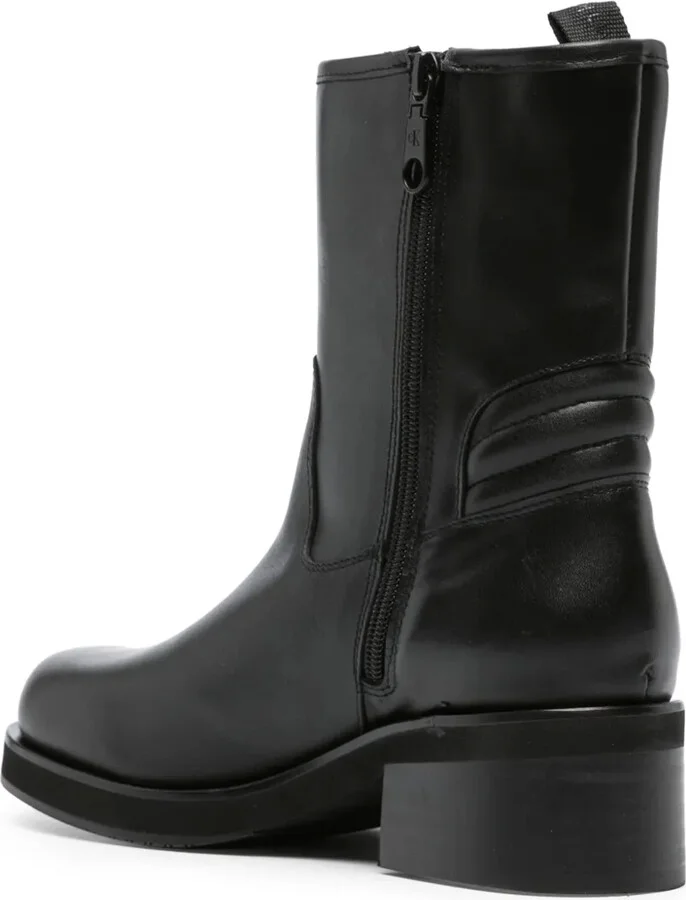 55mm leather Biker boots - Image 3