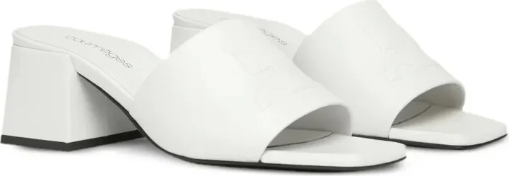 55mm Leather Block-Heel Sandals - Image 2