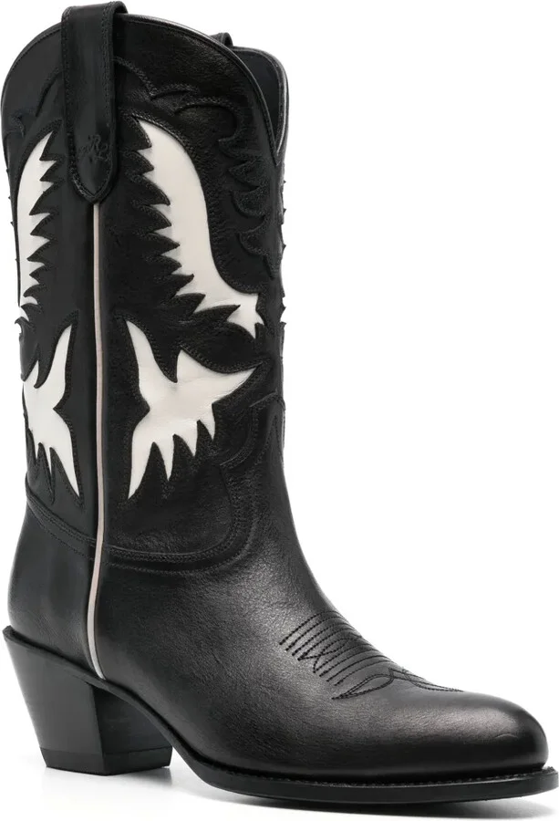 55mm Leather Boots - Image 2