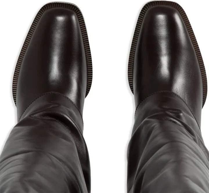 55mm Leather Boots - Image 4