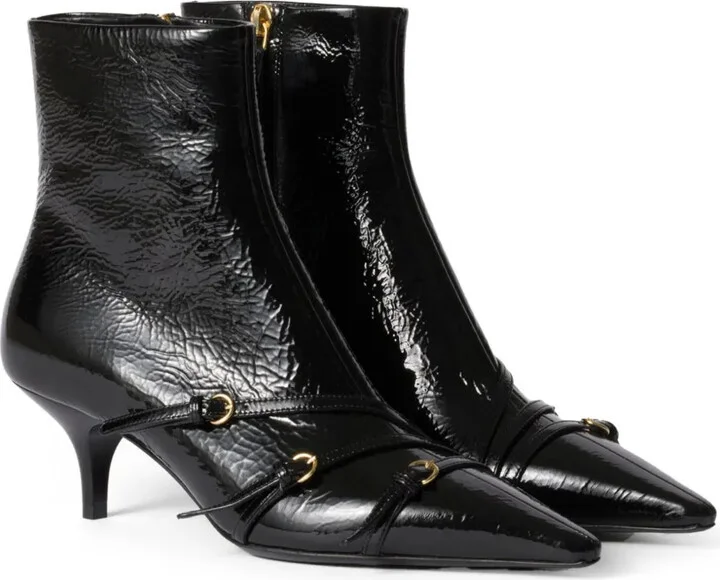 55mm Leather Boots - Image 2