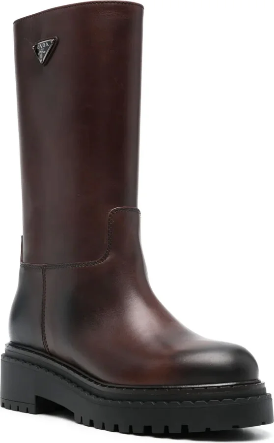 55mm Leather Boots - Image 2