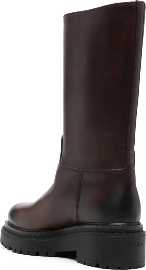 55mm Leather Boots - Image 3