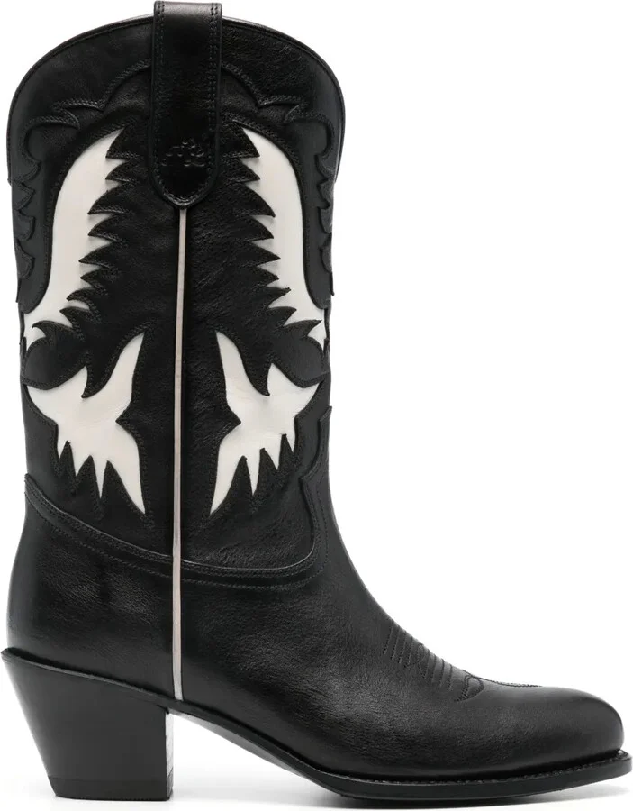 55mm Leather Boots