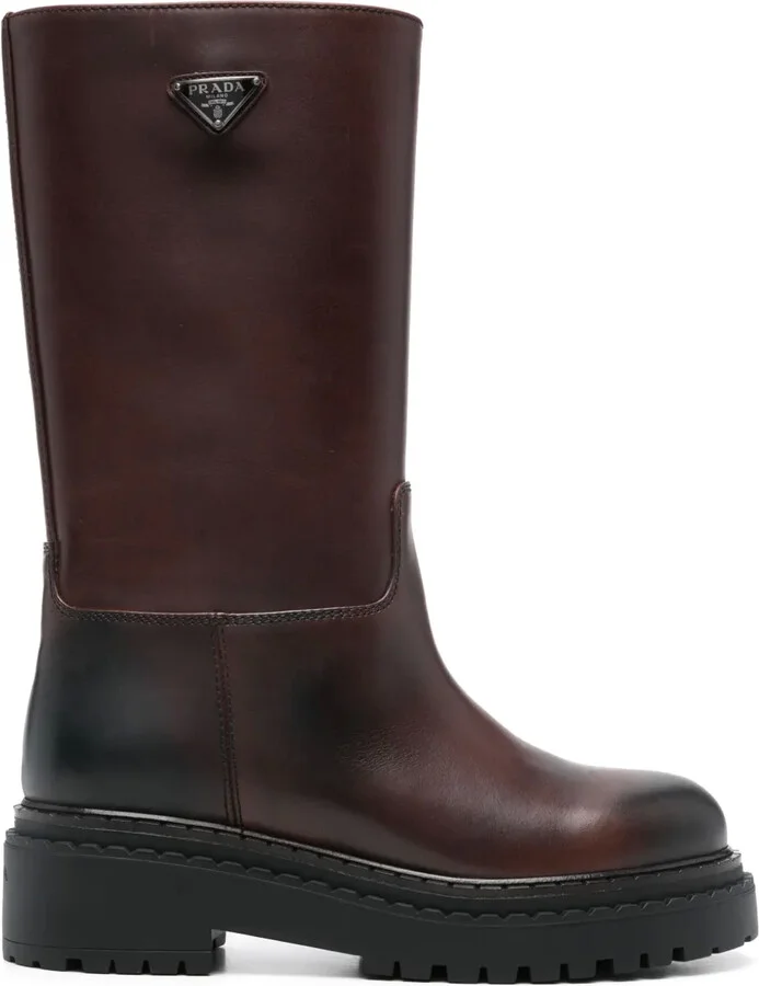 55mm Leather Boots