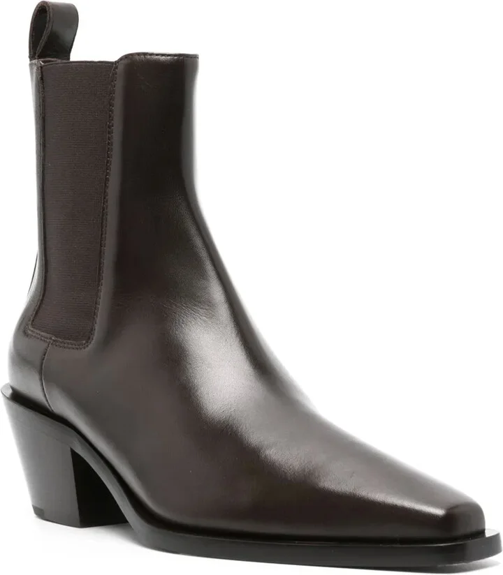 55mm leather Chelsea boots - Image 2