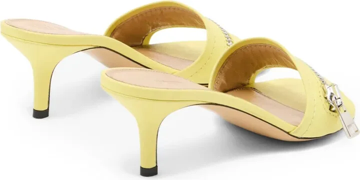 55mm Leather Heel Sandals - Image 3
