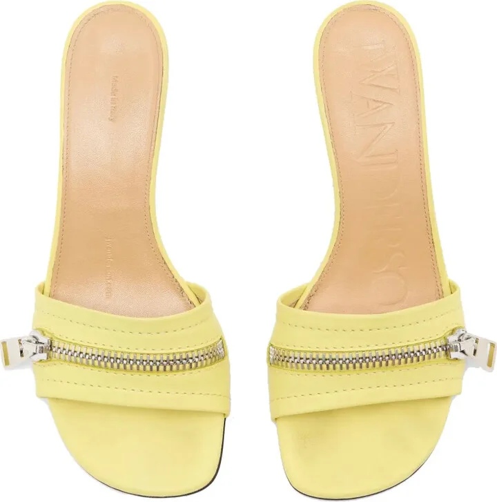 55mm Leather Heel Sandals - Image 4