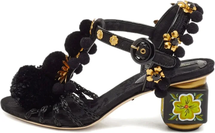 55mm Leather Heeled Sandals