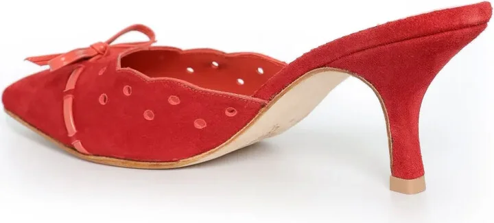55mm Leather Mules - Image 3