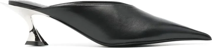 55mm Leather Mules
