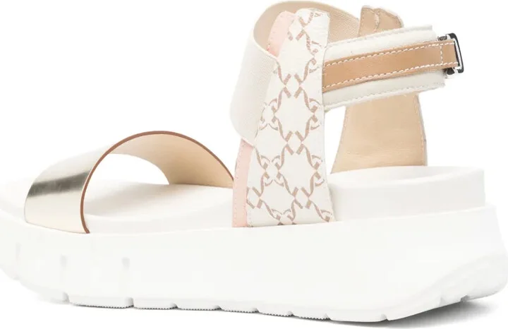 55mm Leather Platform Sandals - Image 3
