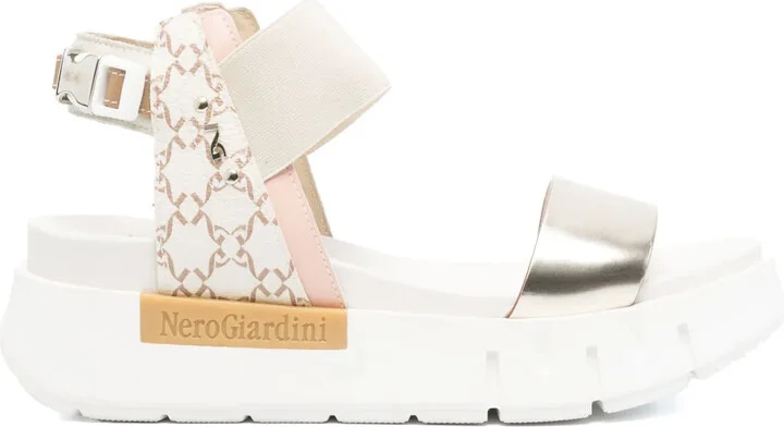 55mm Leather Platform Sandals