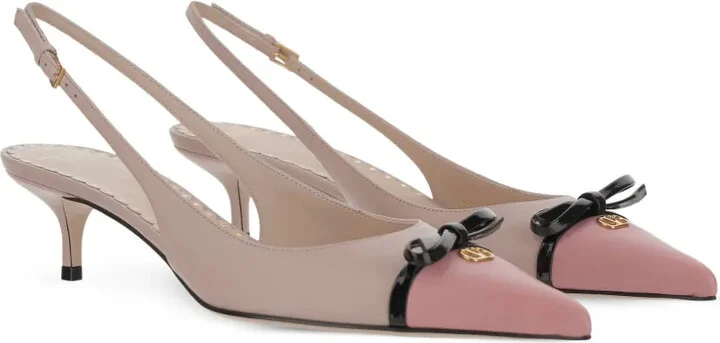 55mm Leather Pumps - Image 2