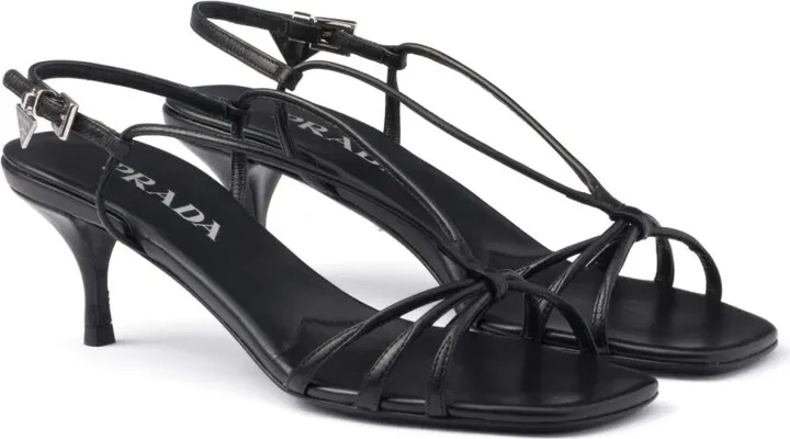 55mm Leather Sandals - Image 2