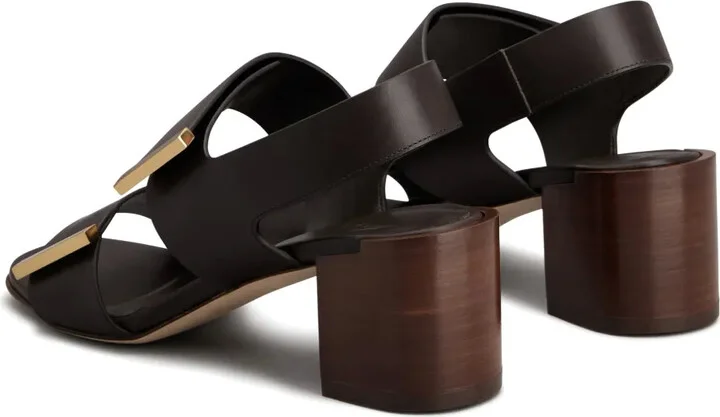 55mm Leather Sandals - Image 3