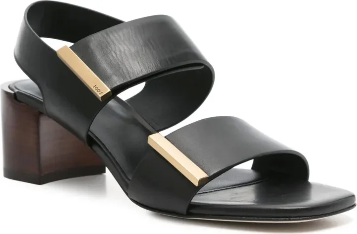 55mm Leather Sandals - Image 2