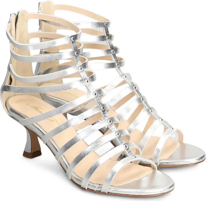 55mm Leather Sandals - Image 2
