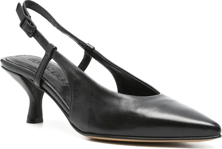 55mm Leather Slingback Pumps - Image 2