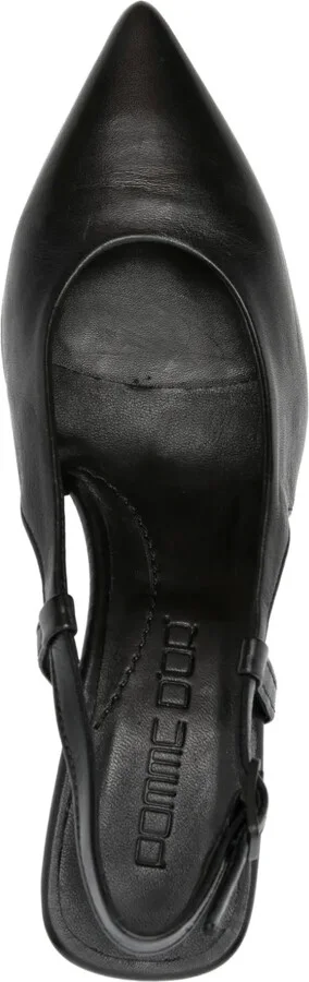 55mm Leather Slingback Pumps - Image 4