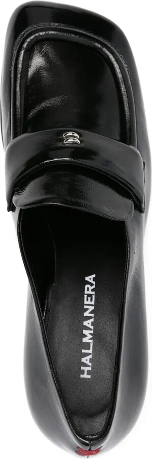 55mm Leather-Upper Block-Heel Loafers - Image 4