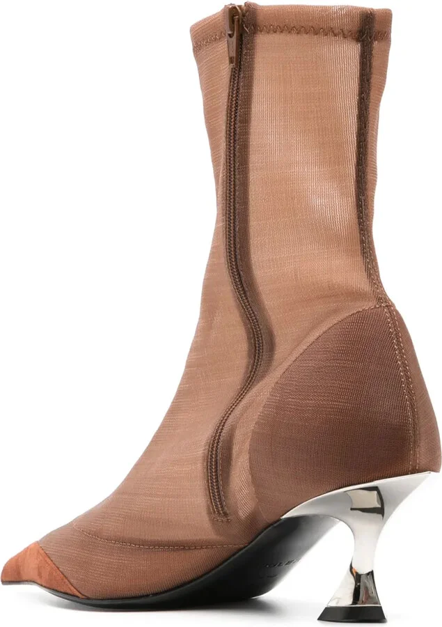 55mm Mesh Ankle Boots - Image 3